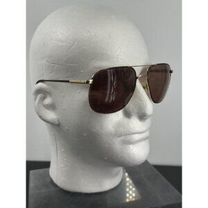 Tura Eyeglasses 150-721 Gold Frame Brown Havana Trim (C8-18)